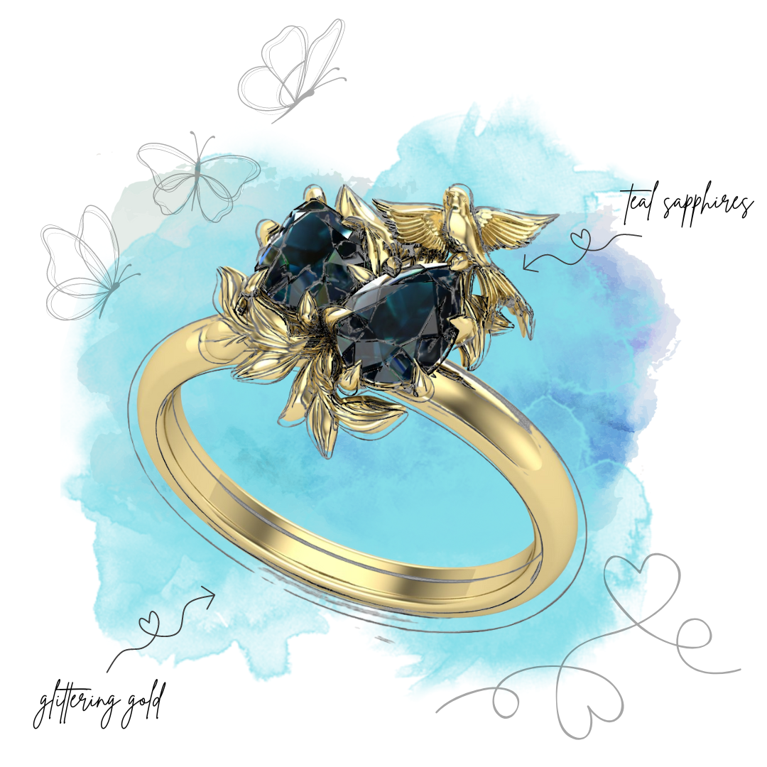 Create your bespoke jewellery or engagement ring with London jewellery designer, Georgina Yvonne